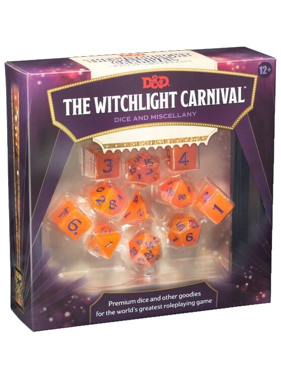 Dungeons & Dragons The Wild Beyond The Witchlight A Feywild Adventure Carnival Dice Set