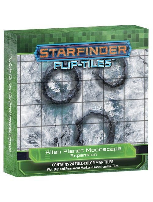 Starfinder RPG Flip-Tiles Alien Planet Moonscape Expansion