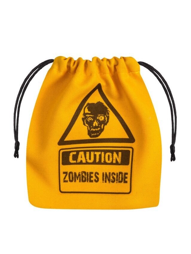 Zombie Yellow & Black Dice Bag