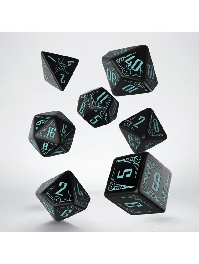 Galactic Black & Blue Dice Set