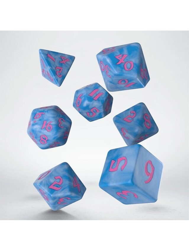 Classic Runic Glacier & Pink Dice Set