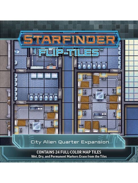 Starfinder RPG Flip-Tiles City Alien Quarter Expansion