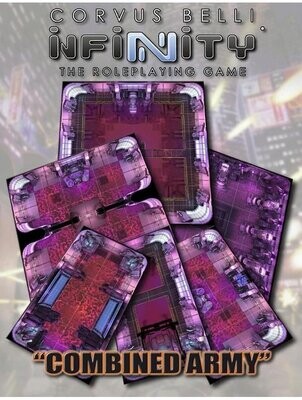 Infinity The Roleplaying Game Combined Army Geomorphic Tile Set