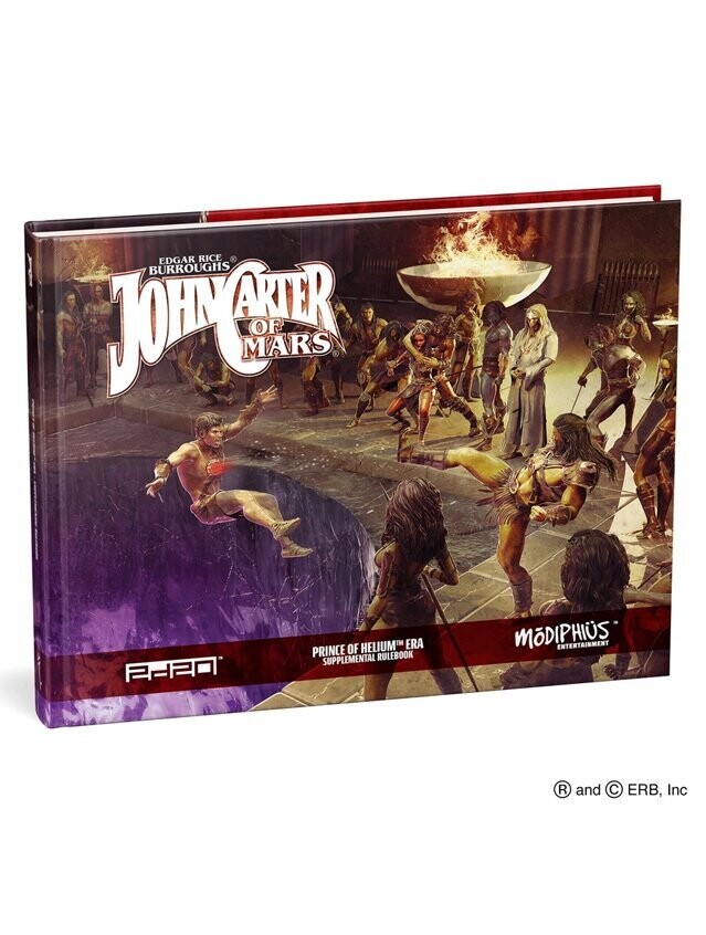 John Carter Of Mars Adventures On The Dying World Of Barsoom Prince Of Helium Era Supplemental Rulebook