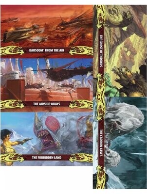 John Carter Of Mars Adventures On The Dying World Of Barsoom Landscape And Location Card Deck