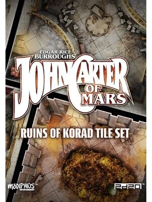 John Carter Of Mars Adventures On The Dying World Of Barsoom Ruins Of Korad Tile Set