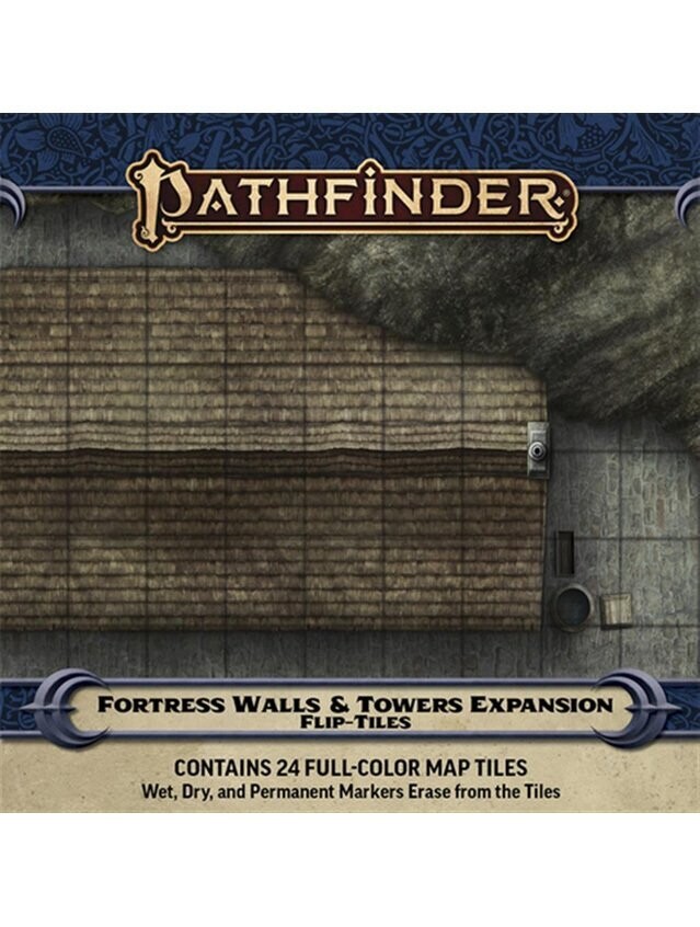Pathfinder RPG Flip-Tiles Fortress Walls & Towers Expansion