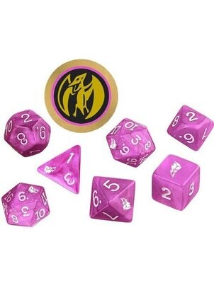 Power Rangers Roleplaying Game Pink Dice Set