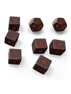 The One Ring RPG Dice Set Black