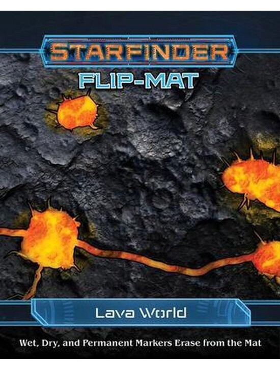 Starfinder RPG Flip-Mat Lava World