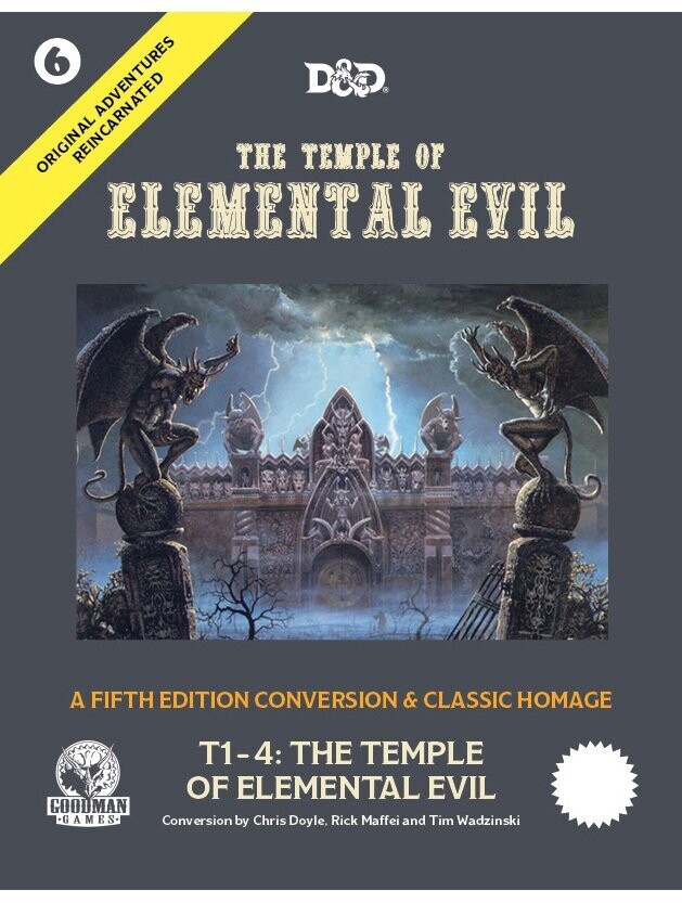 Original Adventures Reincarnated #6 The Temple Of Elemental Evil