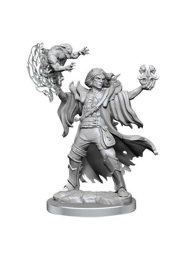 Dungeons & Dragons Frameworks Miniatures Human Male Warlock (Wave 1)