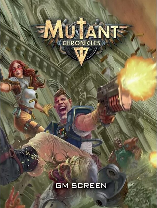 Mutant Chronicles Roleplaying Game Gamemaster Screen