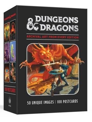 Dungeons & Dragons 100 Postcards Archival Art From Every Edition
