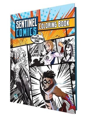 Sentinel Comics The Roleplaying Game Colouring Book