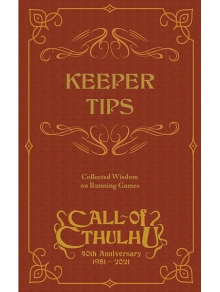 Call Of Cthulhu 40th Anniversary Keeper Tips Book Collected Wisdom Call Of Cthulhu 40th Anniversary Keeper Tips Book Collected Wisdom