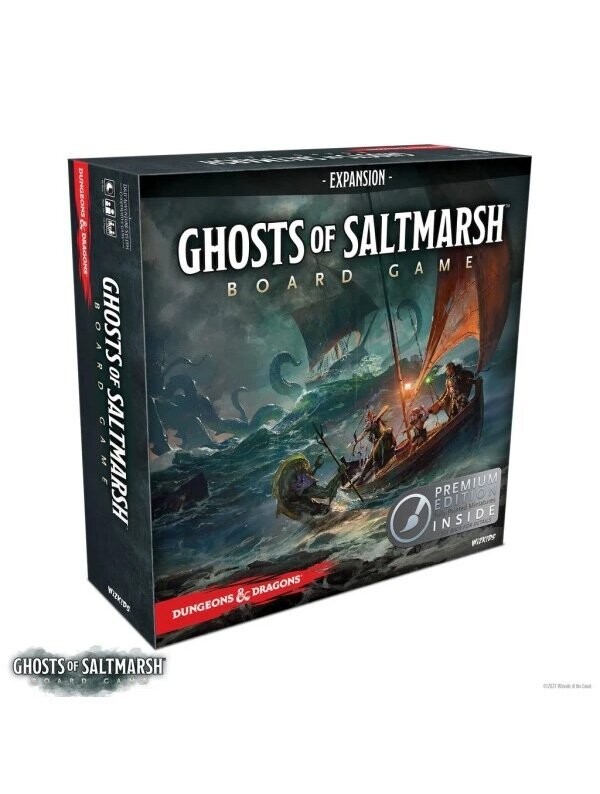 Dungeons & Dragons Ghosts Of Saltmarsh Adventure System Board Game Expansion (Premium Edition)