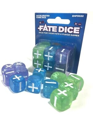 Fate Roleplaying Game Accelerated Core Dice