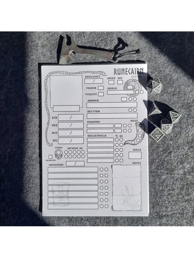 Runecairn Character Sheets