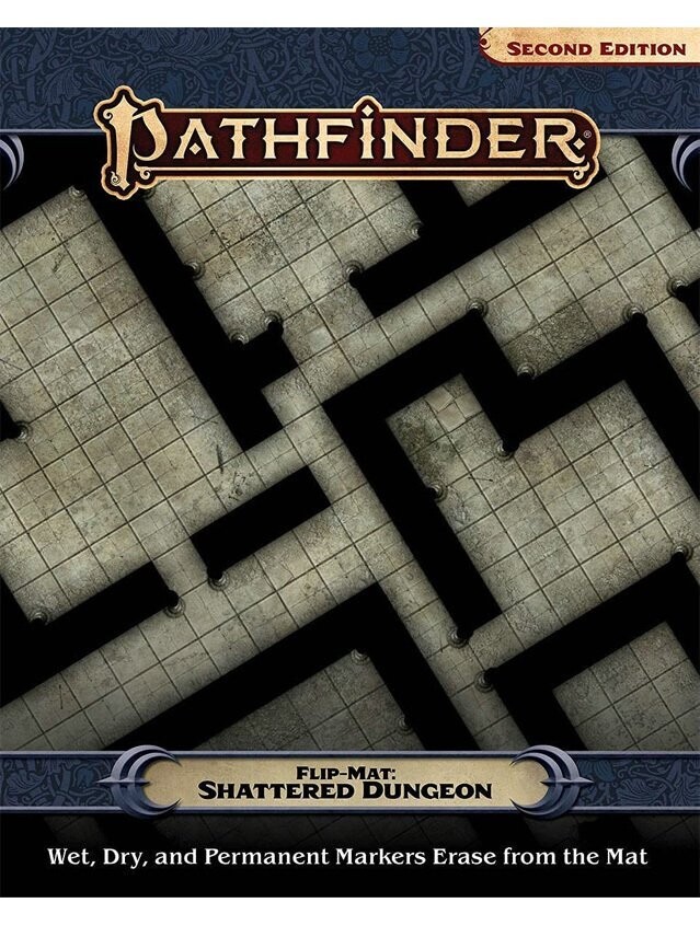 Pathfinder RPG Flip-Mat Shattered Dungeon