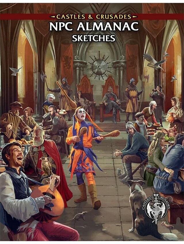 Castles & Crusades RPG NPC Almanac Sketches (Hardback + PDF)