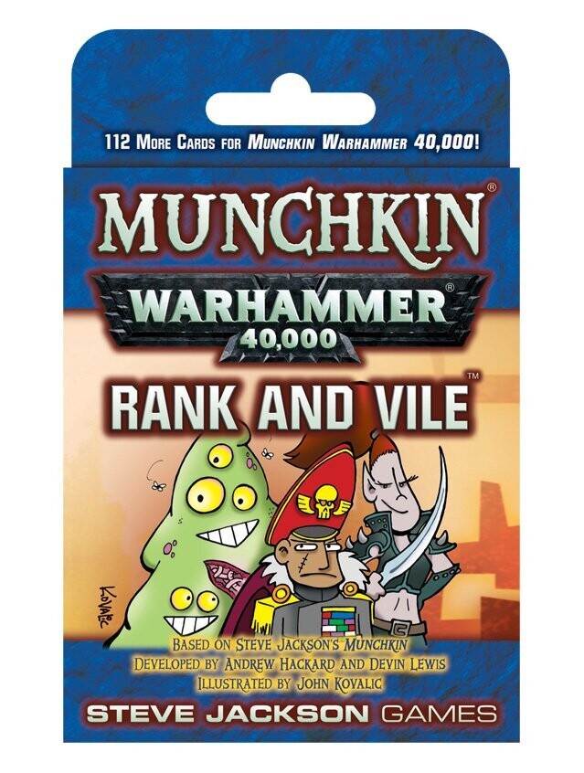 Munchkin Card Game Warhammer 40,000 Rank And Vile