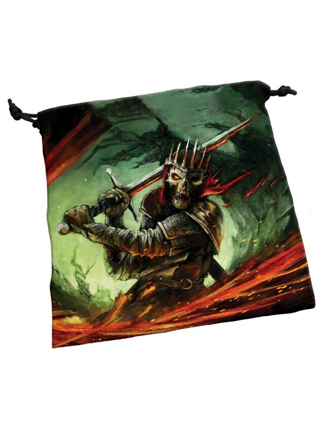 Deluxe Dice Bag Skeletal Warrior