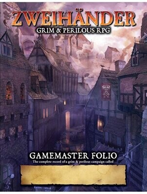 Zweihander Grim & Perilous RPG Gamemaster Folio