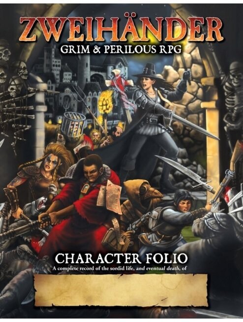 Zweihander Grim & Perilous RPG Character Folio