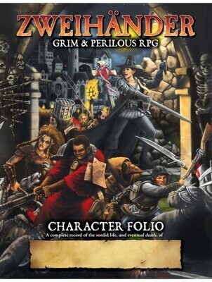Zweihander Grim & Perilous RPG Character Folio