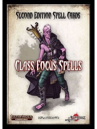Pathfinder RPG Spell Card Set Class Focus Spells