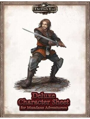 The Dark Eye Deluxe Character Sheets For Mundane Adventurers