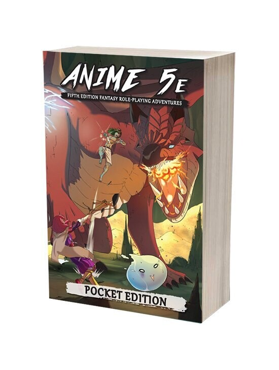 Anime 5e Fifth Edition Fantasy Roleplaying Adventures Pocket Edition