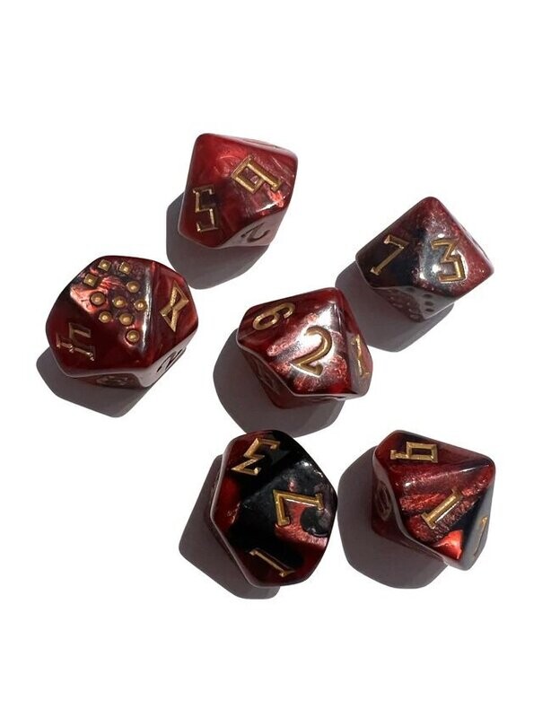 Kult Divinity Lost RPG Dice Set (Inferno Edition) Kult Divinity Lost RPG Dice Set (Inferno Edition)