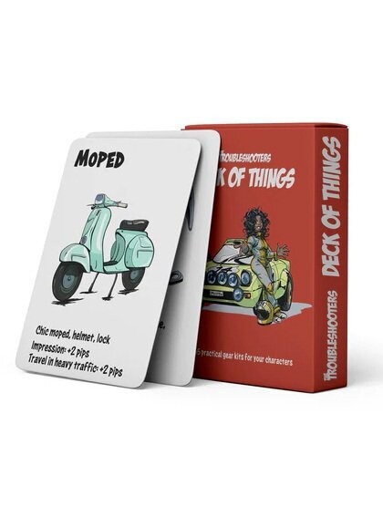 The Troubleshooters Deck Of Things Equipment Cards