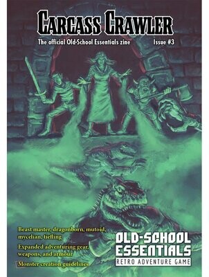 Old-School Essentials Official Zine Carcass Crawler #3 (Softback + PDF)