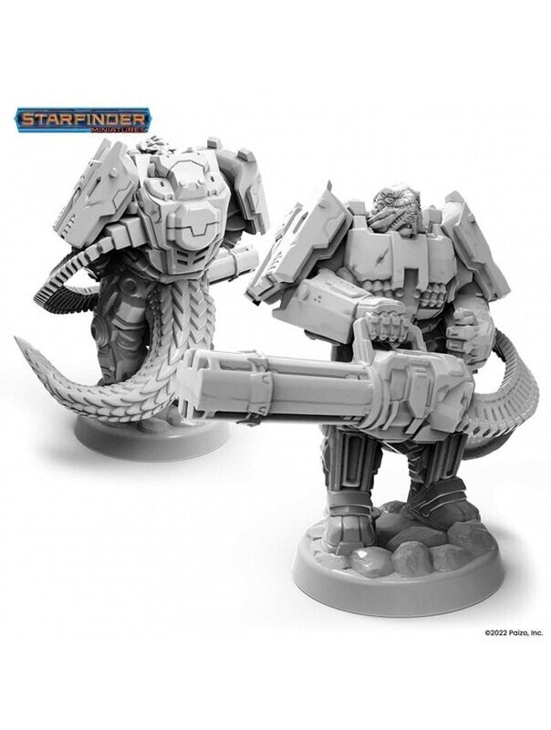 Starfinder Masterclass Miniatures Vesk Mercenary