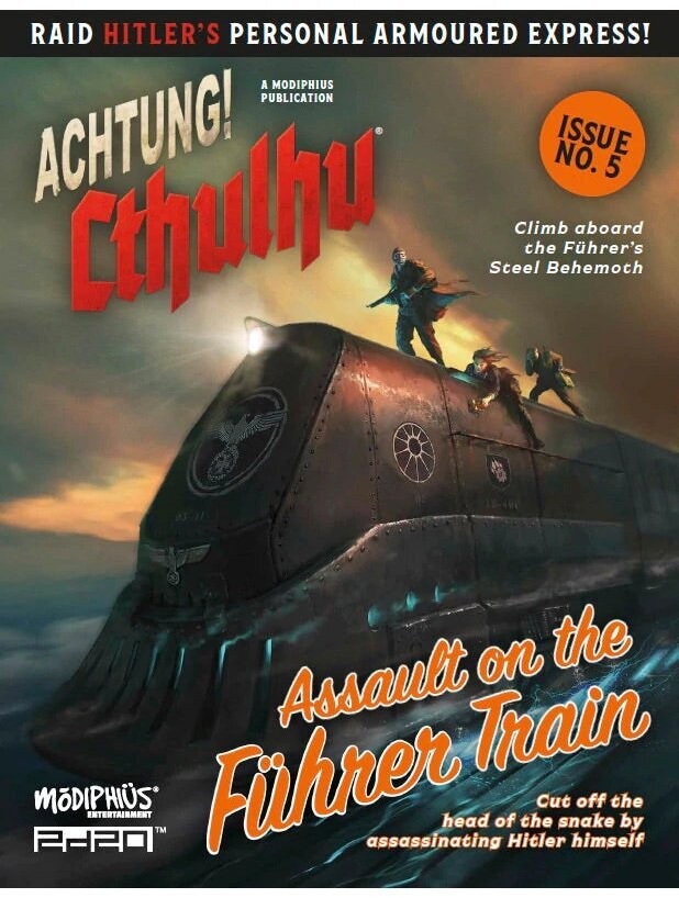 Achtung! Cthulhu 2d20 RPG Assault On The Fuhrer Train