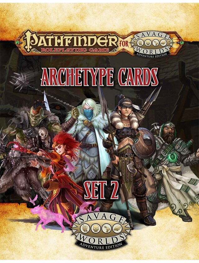 Savage Worlds Pathfinder Archetype Cards Set 2