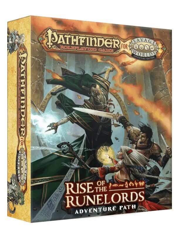 Savage Worlds Pathfinder Rise Of The Runelords Boxed Set