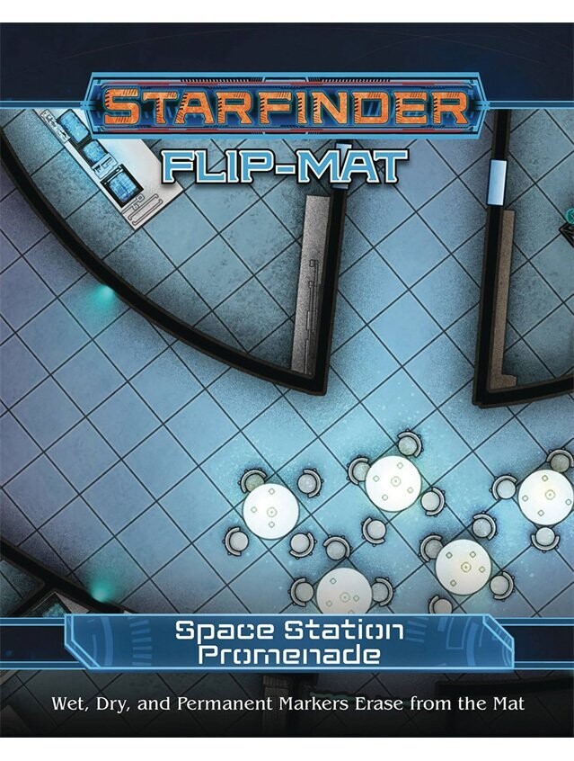 Starfinder RPG Flip-Mat Space Station Promenade