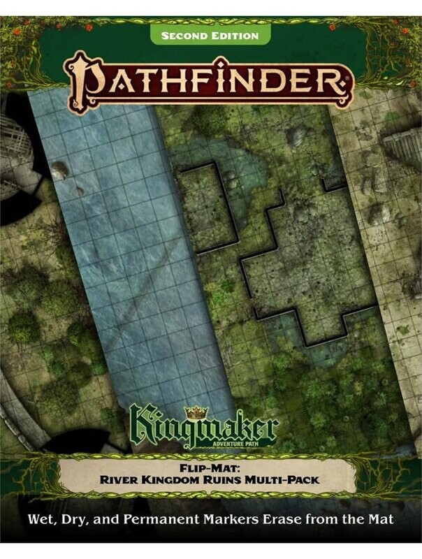 Pathfinder RPG Flip-Mat Kingmaker Adventure Path River Kingdom Ruins Multi-Pack
