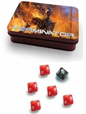 The Terminator RPG GM Dice Tin Set Limited Edition