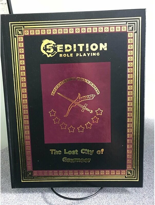 5th Edition Adventure The Lost City Of Gaxmoor Leather