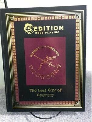 5th Edition Adventure The Lost City Of Gaxmoor Leather (Hardback + PDF)
