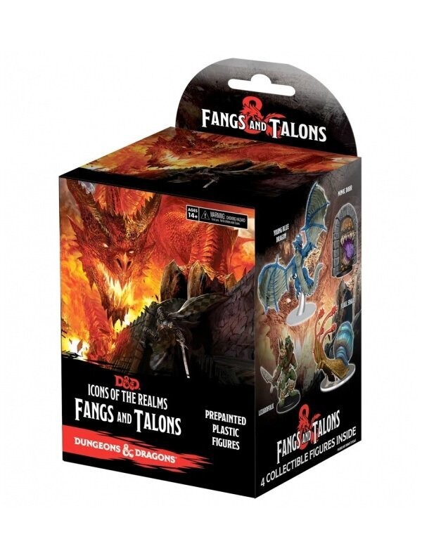 Dungeons & Dragons Icons Of The Realms Fangs And Talons Booster Pack