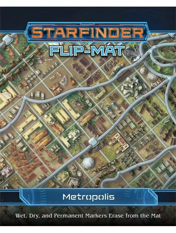 Starfinder RPG Flip-Mat Metropolis Starfinder RPG Flip-Mat Metropolis