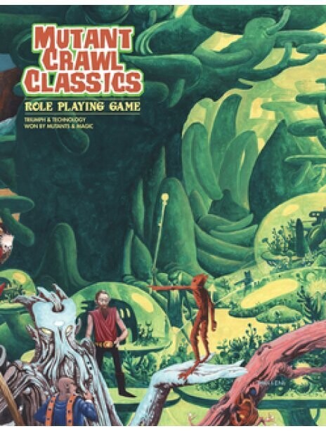 Mutant Crawl Classics Role Playing Game (Peter Mullen Cover)