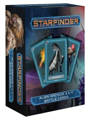 Starfinder RPG Alien Archive 3 & 4 Battle Cards