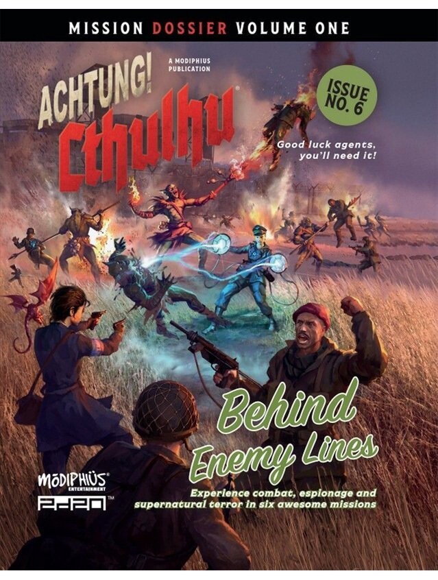Achtung! Cthulhu 2d20 RPG Mission Dossier Volume One Behind Enemy Lines